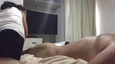 Erfarne Faker foran kameraet kneppet af en pige med lange ben